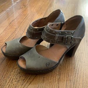 Born handcrafted platform heels